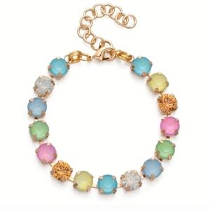 💎NEW Chic Multicolor Rhinestone Bracelet - In A Golden Setting